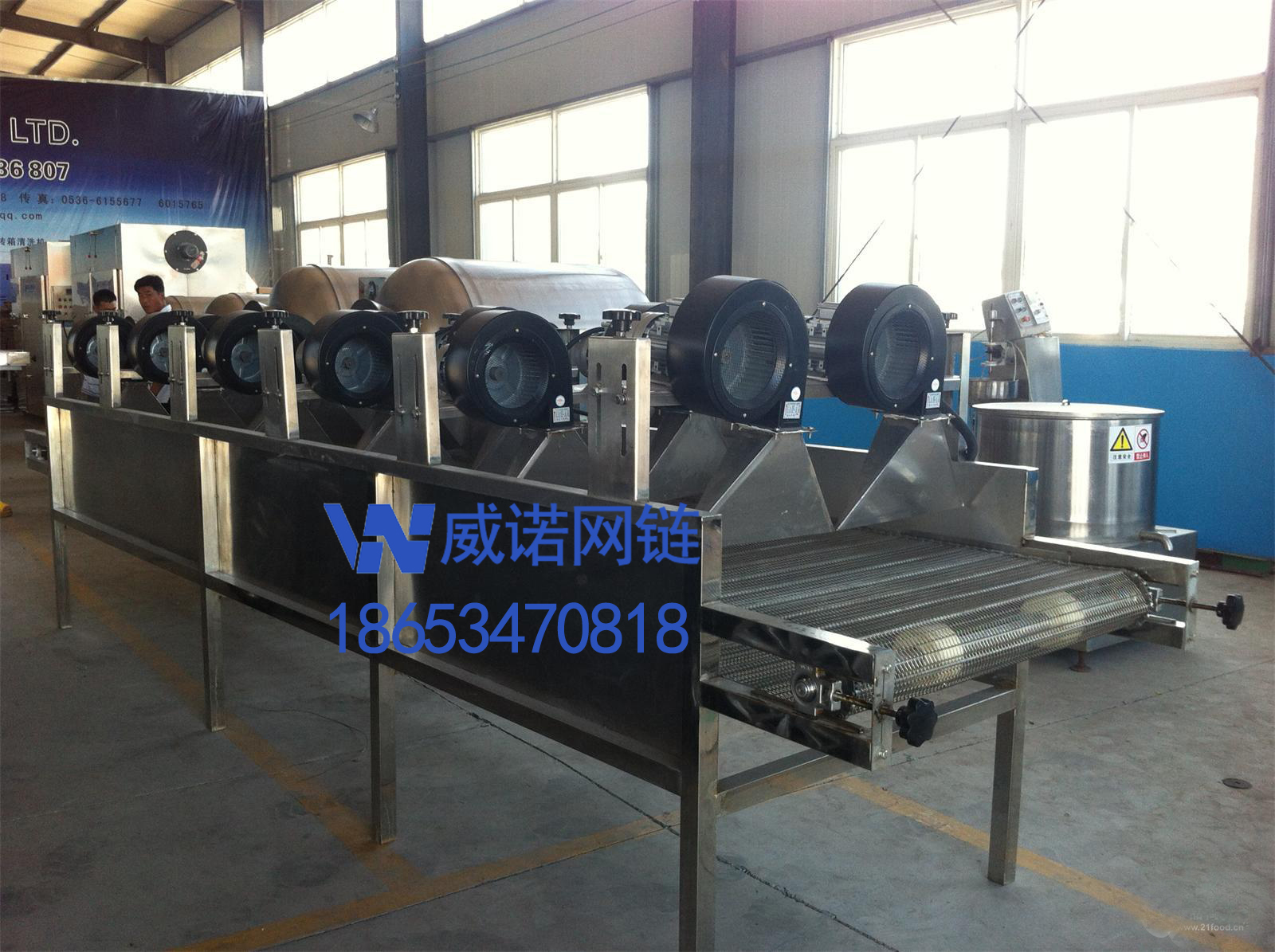 风干吹干降温冷却不锈钢网带