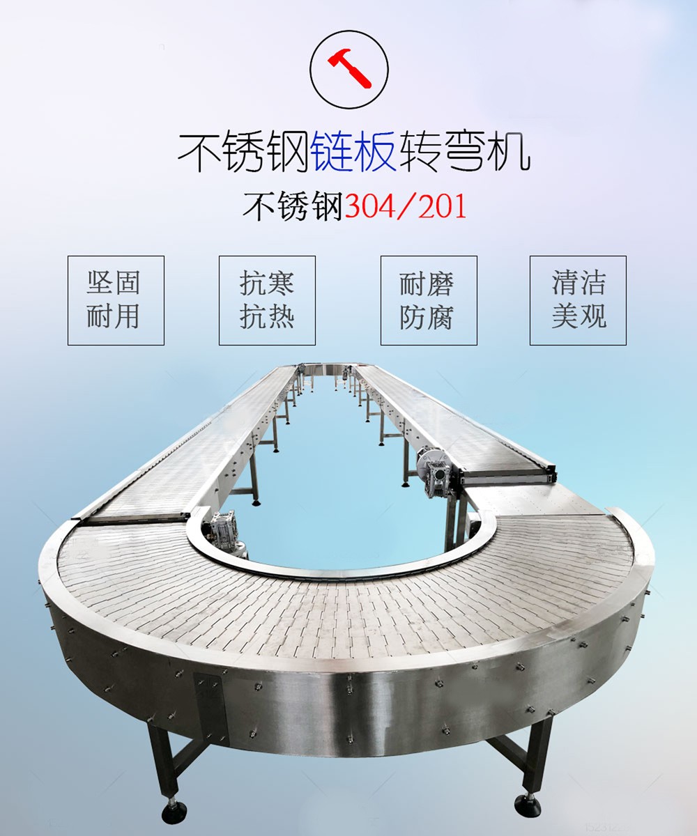 180度转弯网带输送机